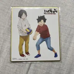 ハイキュー ゴミ捨て場の決戦 孤爪研磨 黒尾鉄朗 色紙