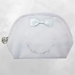 Maison de FLEUR メゾンドフルール サテンリボン ラウンドポーチ