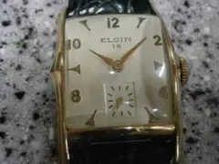 ELGIN　エルジン１９　ジャンク　アールデコ　ヴィンテージ　手巻き　メンズ