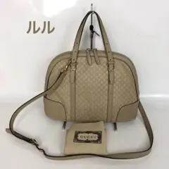 GUCCI グッチ マイクログッチシマ ニース ドーム型 2WAY バッグのサムネイル