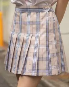 WEGO チェックプリーツスカート