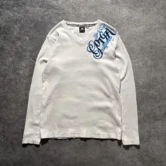 ガッチャ GOTCHA サーマル 刺繍 長袖シャツ お兄系 00s y2k