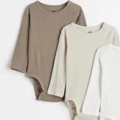 美品✳︎オーガニックコットンリブボディスーツ 74