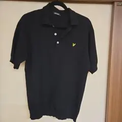 ブラック　ポロシャツ　LYLE&SCOTT　ライルアンドスコット