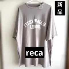 ★新品タグ付き★reca★ オーバーサイズ Tシャツ★フリーサイズ★のサムネイル