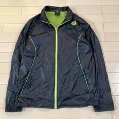 11.5 adidas アディダス ウィンドブレーカー ナイロンジャケット 黒L