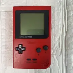 ゲームボーイポケット 本体 レトロゲーム　Nintendo 赤色 任天堂