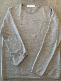 ESTNATION エストネーション　グレー クルーネックニット