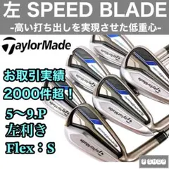 2025年最新】テーラーメイド スピードブレード アイアンセットの