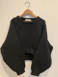 me+em select ニットセーター　ブラック