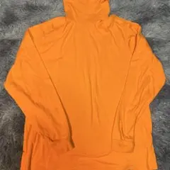 90s 希少　usa製 LANDS'END タートルネック カットソー オレンジのサムネイル