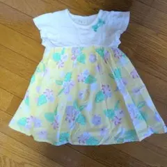 biquette 半袖ワンピース 100cm 花柄のサムネイル