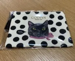 GODIVA ブラックキャットポーチ　【新品】