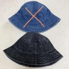 newhattan ニューハッタン　バケットハット　デニム生地　帽子