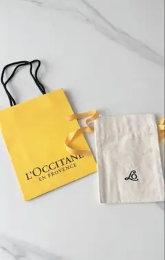 L'Occitane ショップ袋とポーチセット