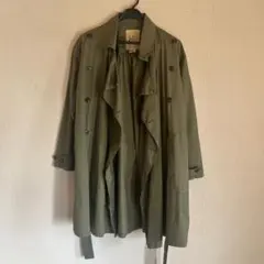 VANCOUVER オリーブ ダブルブレスト トレンチコート 36