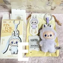 ラブブ LABUBU PIN FOR LOVE イニシャルアルファベット E