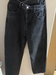 THE CROSS バルーンデニムパンツ グレー - メルカリ
