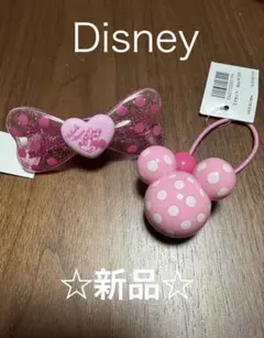 ☆新品・未使用☆ ミニー・マウス ヘアアクセサリーセット