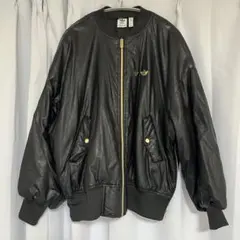 アディダス オリジナルス ボンバージャケット フェイクレザー adidas