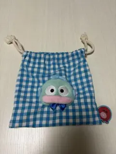 サンリオ ハンギョドン ボアフェイス 巾着 ポーチ