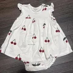 GELATO PIQUE チェリー柄ロンパース　（訳あり）
