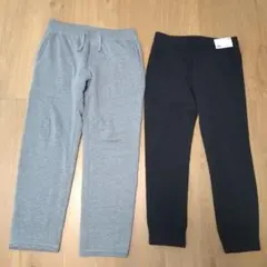 美品　ユニクロ　ミラノリブジョガーパンツ　裏ボアスウェットパンツ　プーマ　タグ付