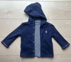ラルフローレン　ネイビー リバーシブルパーカー