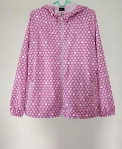 Nike　ナイキ　ピンク　水玉　パーカー　ウィンドブレーカー　スポーツ