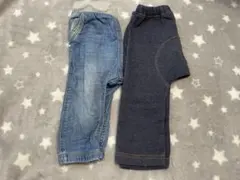ECRU CLASSIC 80cm デニムパンツ 2点セット