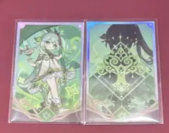 原神 韓国カフェ 七聖召喚カード ナヒーダ 2点
