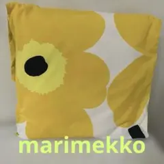 marimekkoマリメッコ クッションカバー　イエローウニッコ
