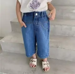 ワイドデニムパンツ