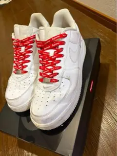 値下げ可❗️Supreme Nike Air Force 1 Low Whiteのサムネイル