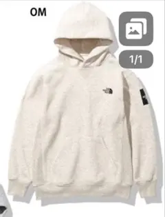 THE NORTH FACE グレー フード付きパーカー OM