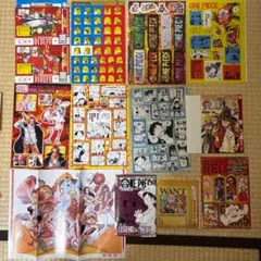 週刊少年ジャンプ付録 ワンピース 将棋 シール ミニマガジン サンジ ゾロ ナミ