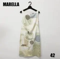 MARELLA ノースリーブ膝丈ワンピース 42サイズ 女性のサムネイル