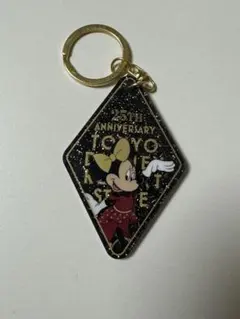 ディズニーストア25周年　キーチェーン　ミニー