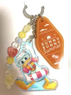 ドナルド　キーチェーン　キーホルダー　SUNNY Summer