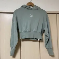 PUMA プーマ　プルオーバーパーカー　フーディ　スウェット　裏起毛