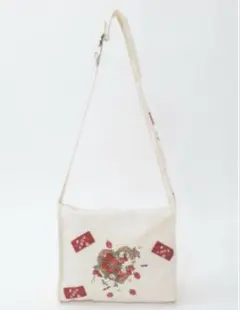 PINKHOUSE ピンクハウス 苺リース刺繍ショルダーバッグのサムネイル