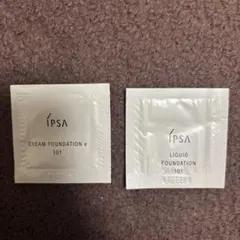 IPSA リキッドファンデーション　クリームファンデーションサンプルセット101