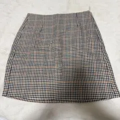 GU チェック柄スカート Mサイズ