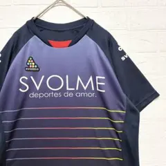 スボルメ プラクティスシャツ M 紺 半袖 Tシャツ サッカー フットサル　Dのサムネイル