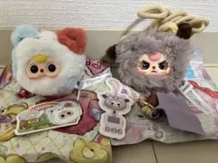 ベイビースリー Baby three スマホストラップ、ぬいぐるみ2点セット