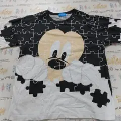 東京ディズニーリゾート パズル柄Tシャツ L