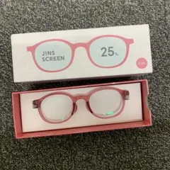JINS SCREEN 子供用メガネ ピンク 25%