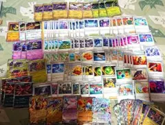 ポケカ汎用カード等大量お買い得セット。デッキお手伝い