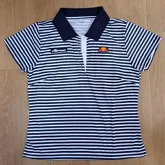じ*ま様 ellesse ストライプ レディースポロシャツ ボーダー 半袖ポロシ