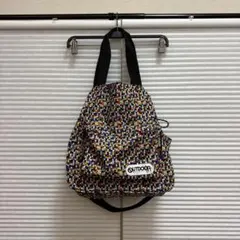 00s OUTDOOR カラフルドット トートバッグ ショルダーバック 2way